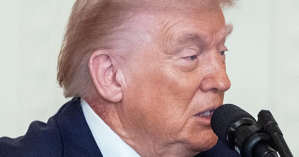 Redness on Trump's neck caused by skin cream, White House says