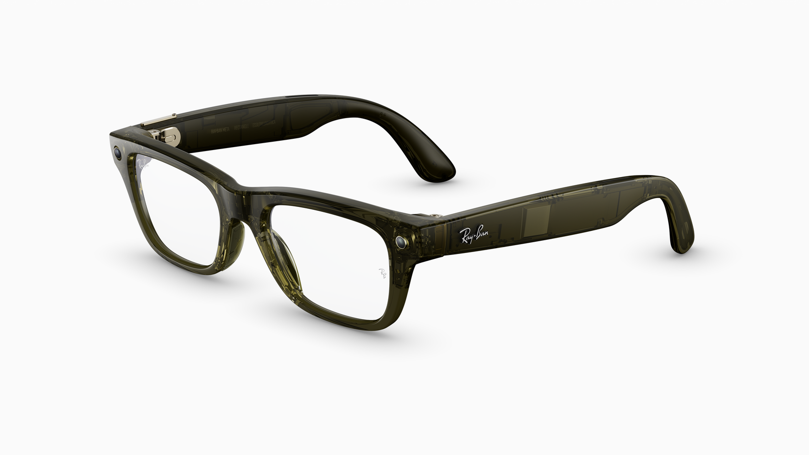 A promotional image of the Ray-Ban Meta Blayzer