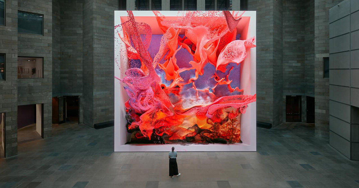 in refik anadol's work, data becomes the site of an evolving architecture