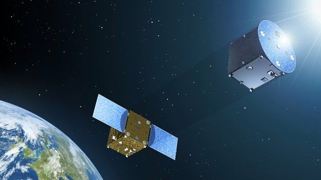 How the kind of external coronagraph developed through StarTiger-2 would work in practice: ESA plans to make Proba-3 the first mission of this kind.