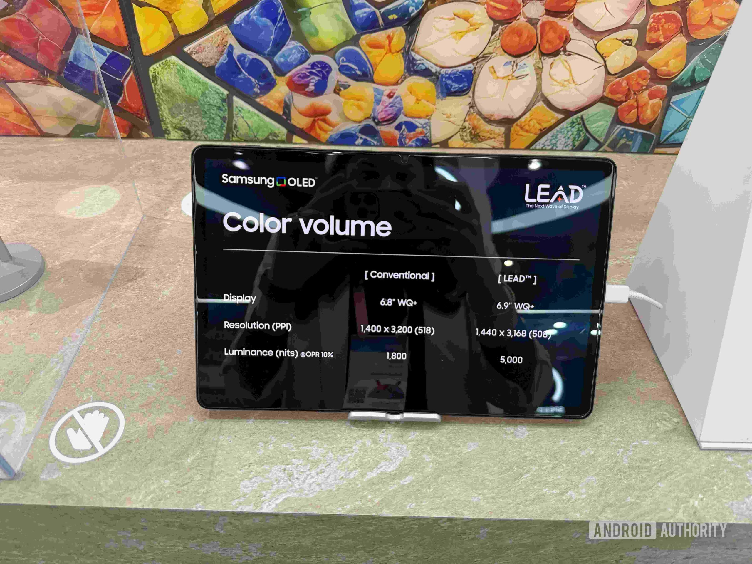 samsung lead 20 oled panel at mwc 2026 02