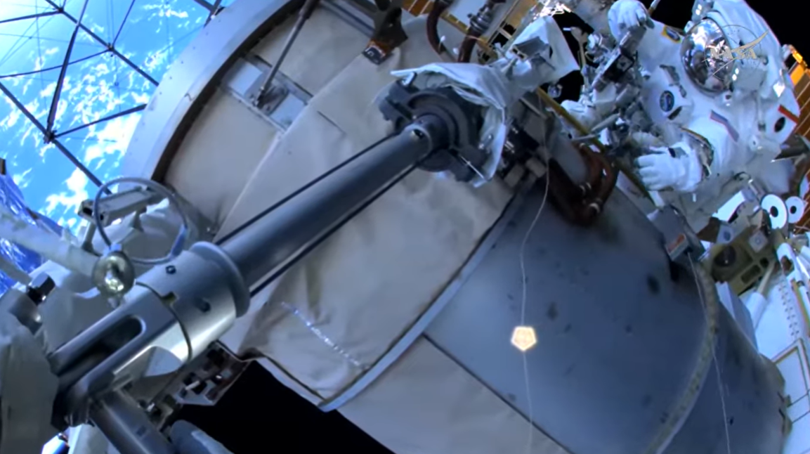 International Space Station spacewalk kicks off to wire up the station’s next power upgrade