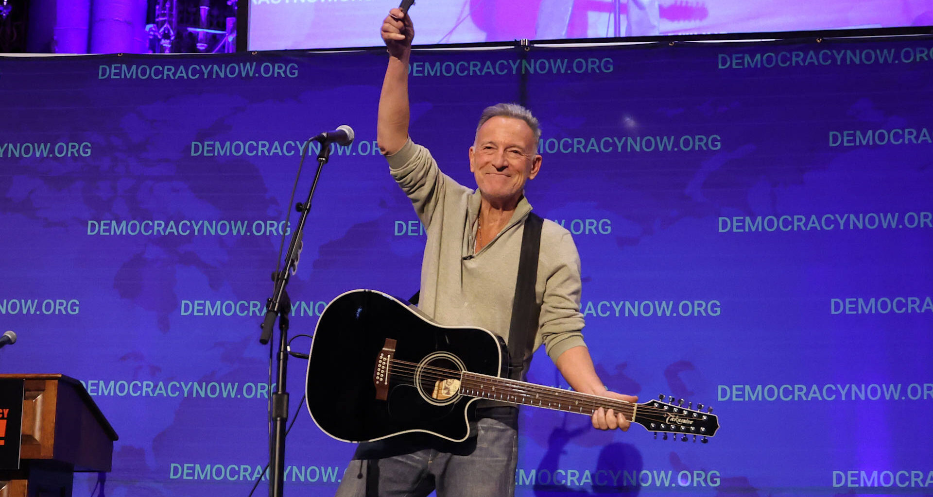Bruce Springsteen Performs “Streets of Minneapolis” at Democracy Now!’s 30th Anniversary