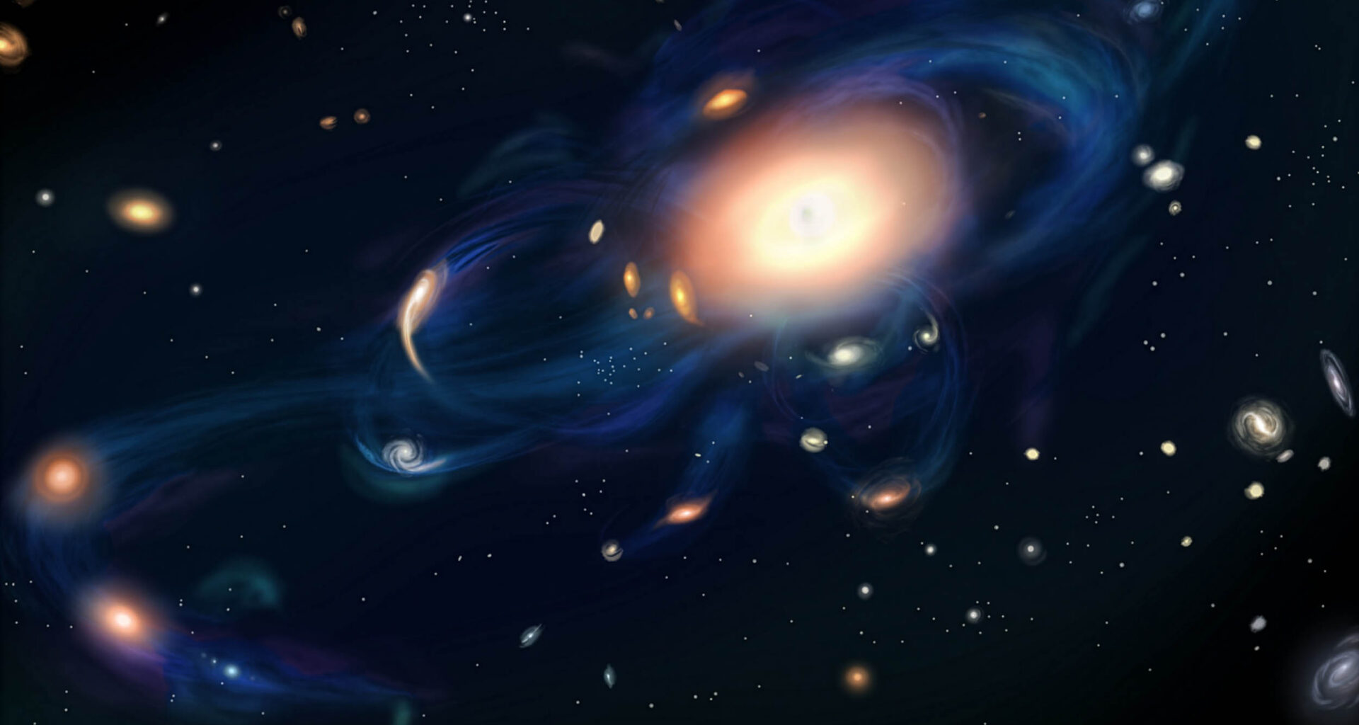 Gamma-ray burst from 8.5 billion years ago reveals galaxy collision