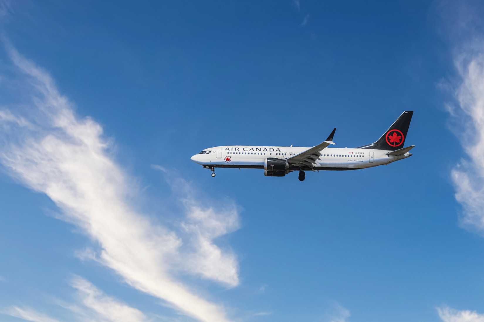 Air Canada 737 Inflight