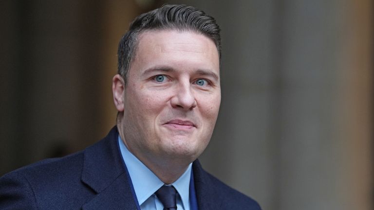 Streeting says there's more to do on the NHS. Pic: PA