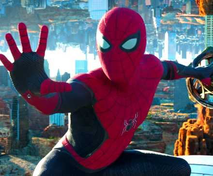 Spider-Man in mirror dimension in Spider-Man: No Way Home