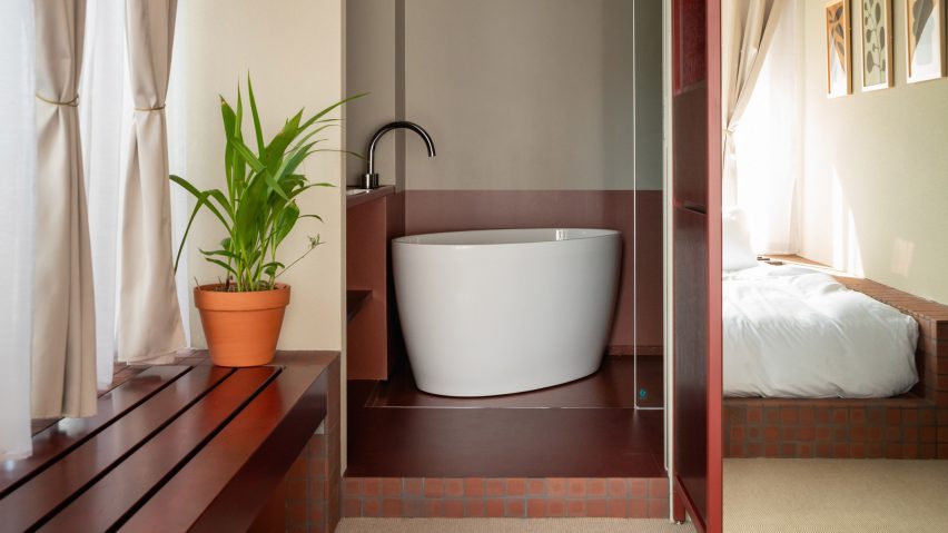 Bathroom of SOIL Nihonbashi hotel 