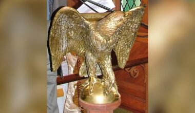 Large brass eagle lectern stolen from Mackenzie church