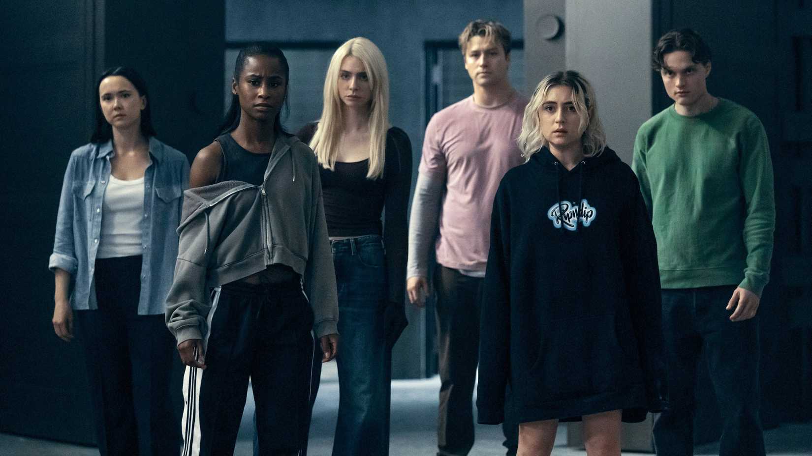 Student supes in a training hall in Gen V