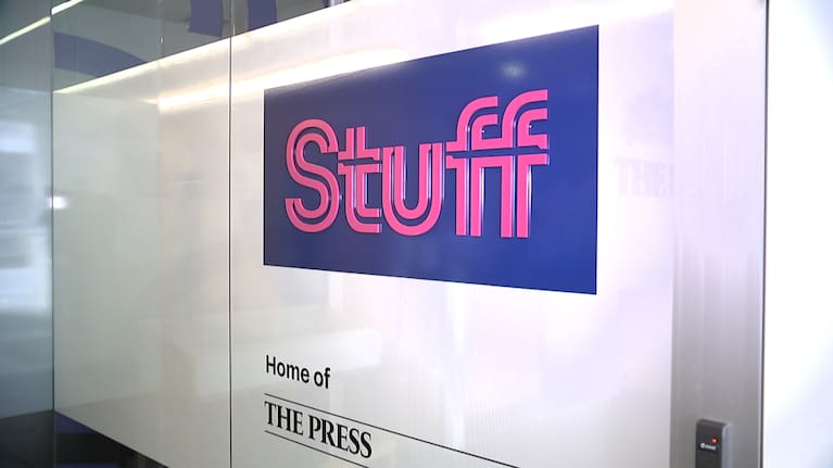 Stuff signage (file image).