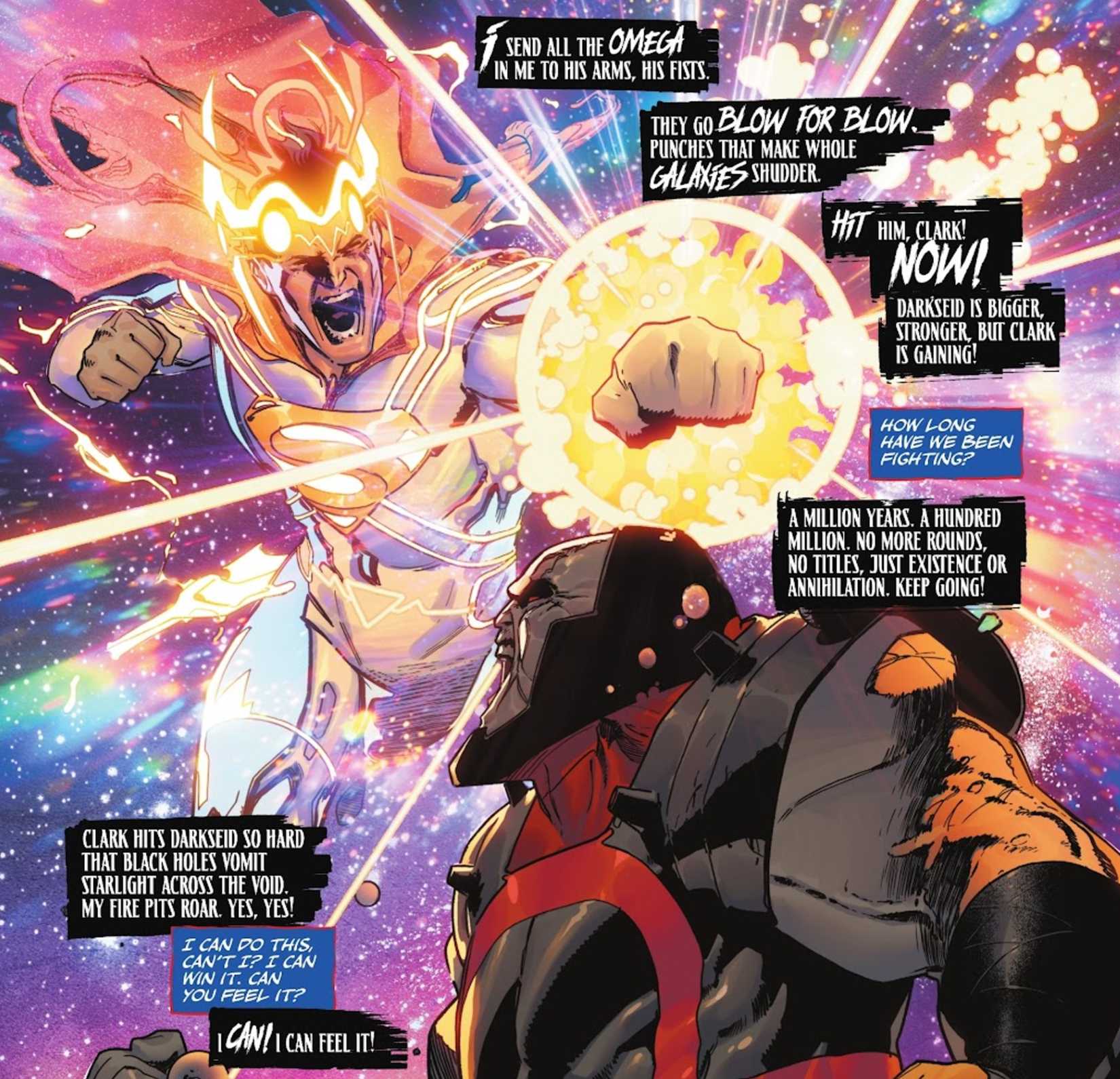 superman becomes the new king omega to defeat darkseid 4