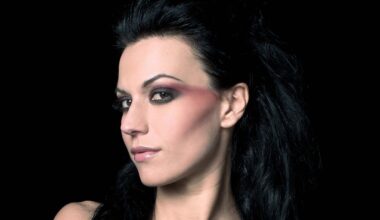 Lacuna Coil&rsquo;s Cristina Scabbia posing for a photograph