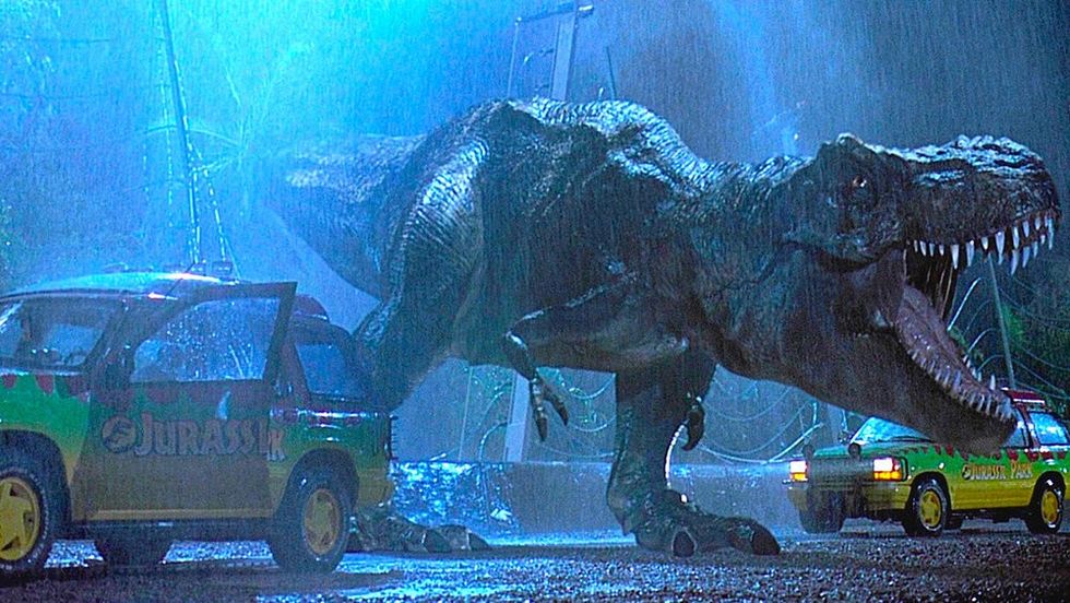 T Rex attack jurassic park scene breakdown no film school video essay