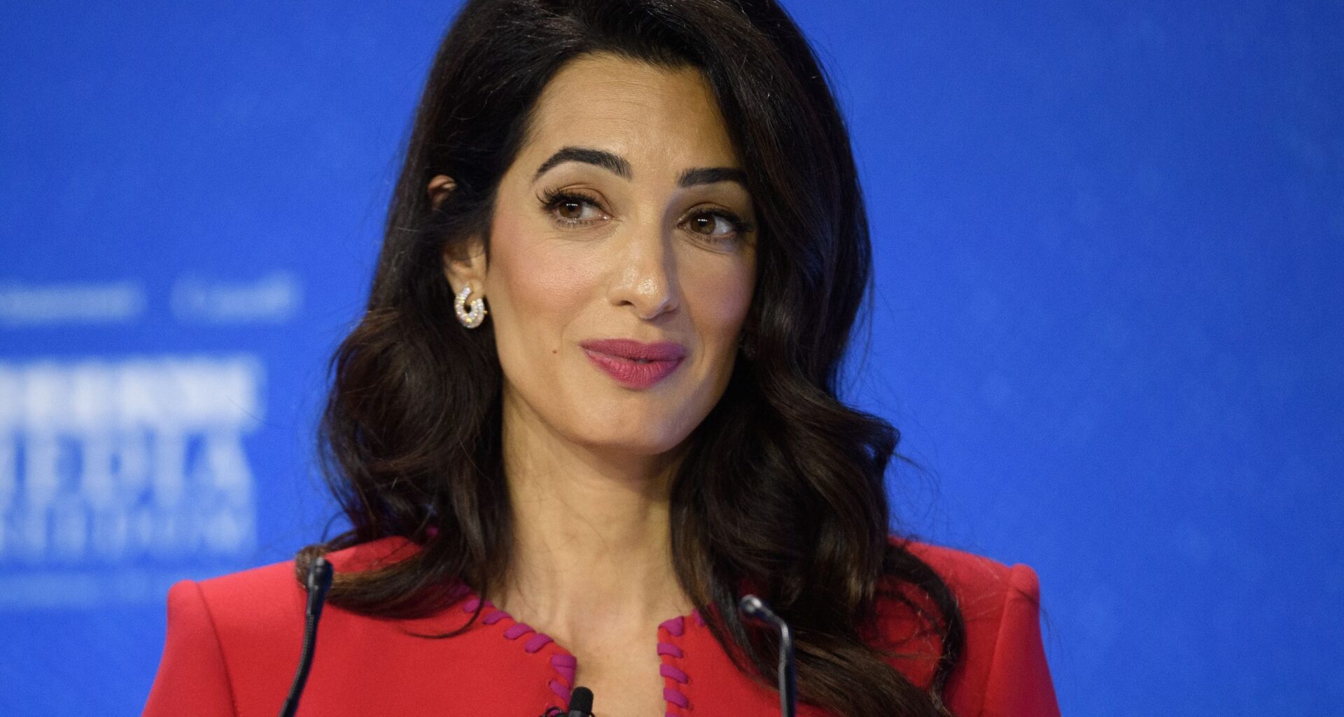 Amal Clooney expertly styles spring’s boldest colour
