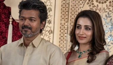 Thalapathy Vijay Attend Wedding Reception With Trisha