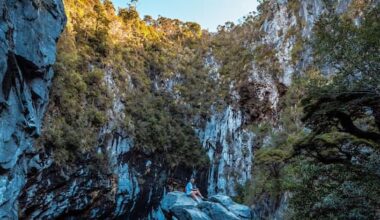 Closure of 'spectacular' sinkhole track stuns climber