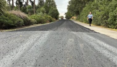 Selwyn lays country's first rubber road