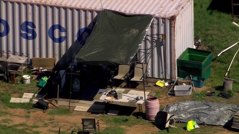 The rural site where Dezi Freeman was shot dead by police Monday