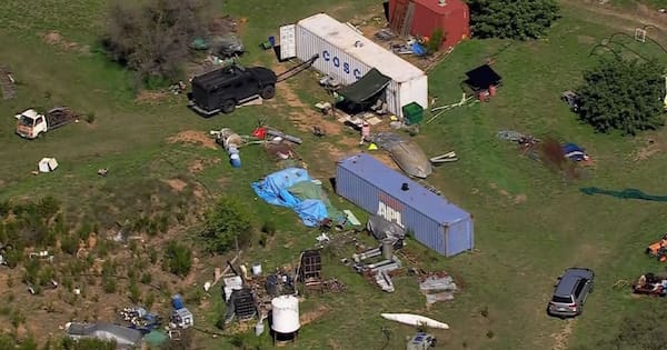 Aerial images show remote site where Dezi Freeman was shot dead