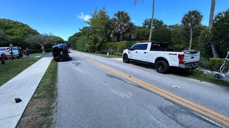 Photos from the scene of the crash.