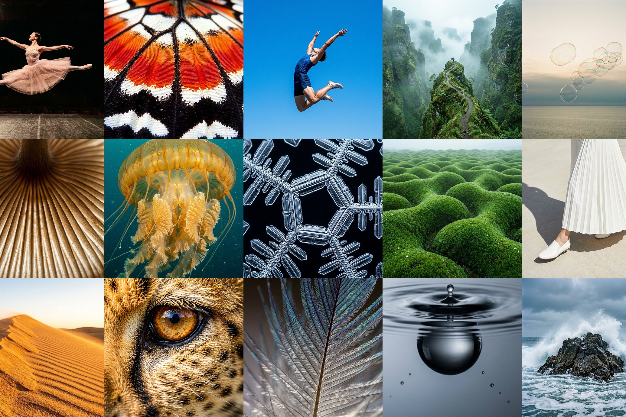 A series of images made by Microsoft’s MAI-Image-2 AI image model.