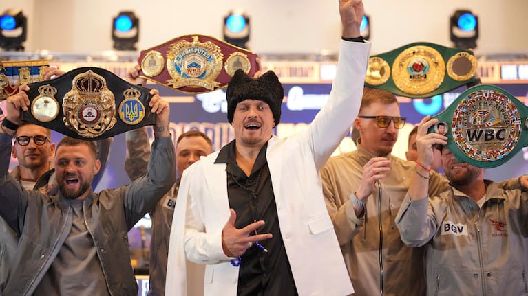 Ukrainian boxer Oleksandr Usyk.