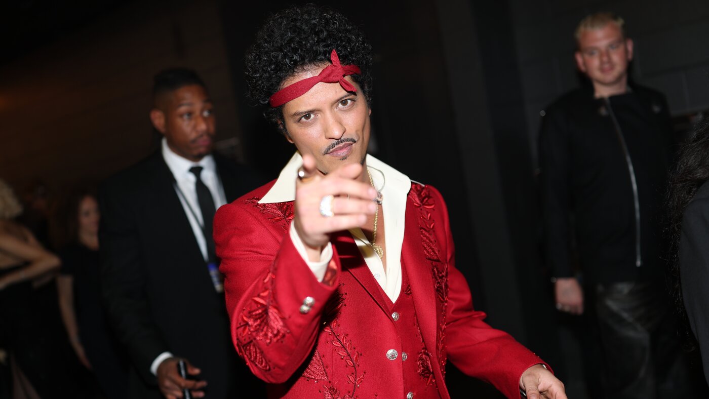 Bruno Mars adds yet another milestone to his career : NPR