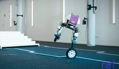 Robotic legs dance, climb stairs in Roadrunner demo