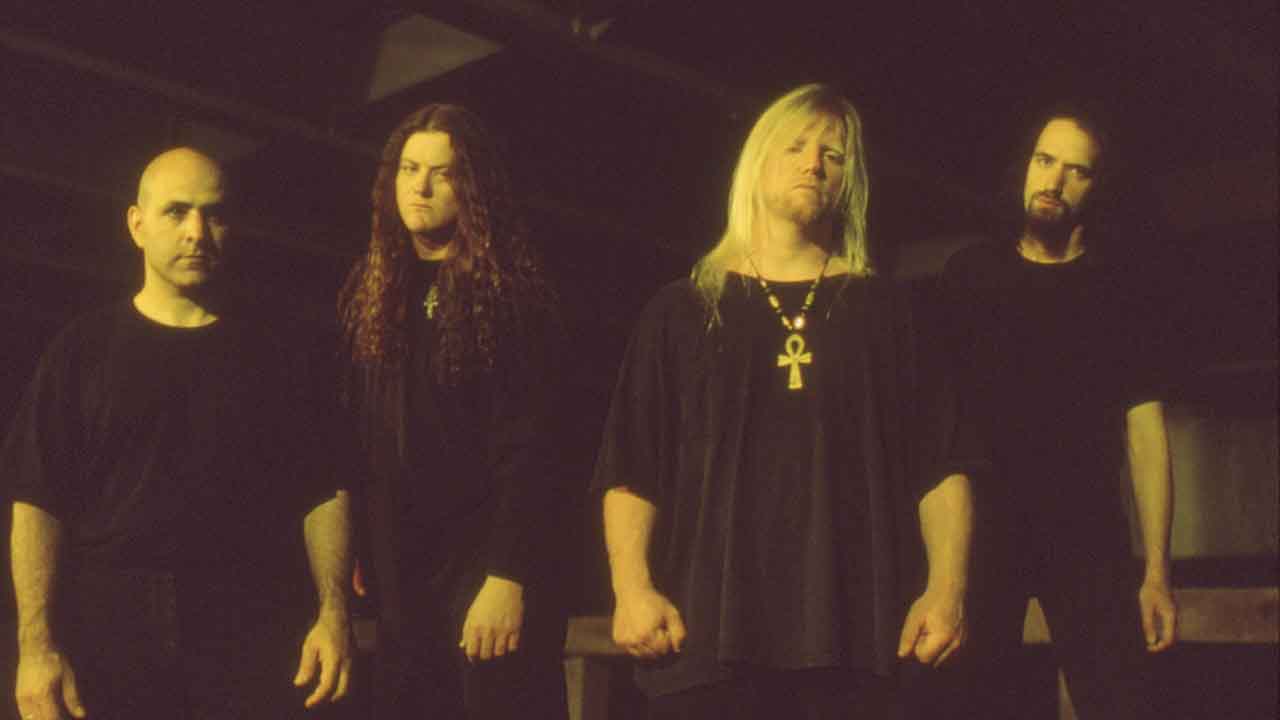 Nile posing for a photograph in 2000