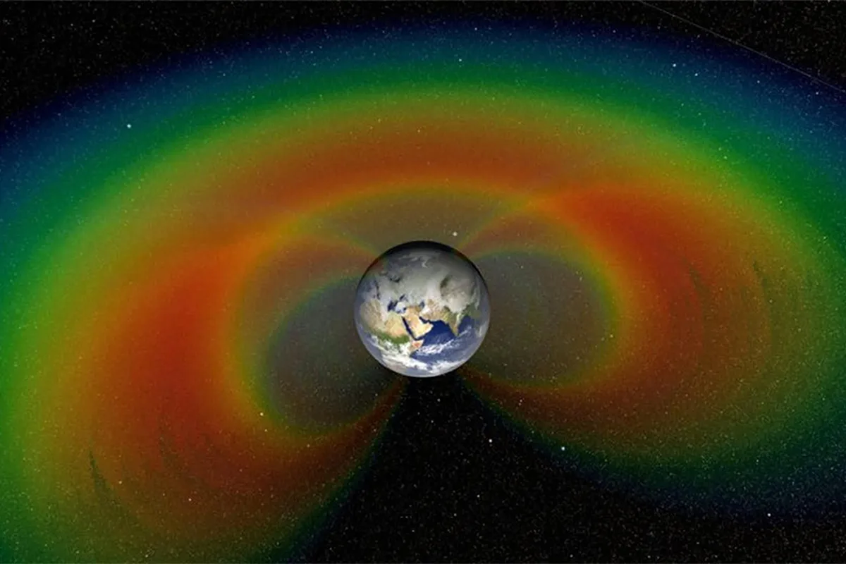 Artist’s impression of the Van Allen Belts. Credit: NASA Goddard Space Flight Center/Scientific Visualization Studio