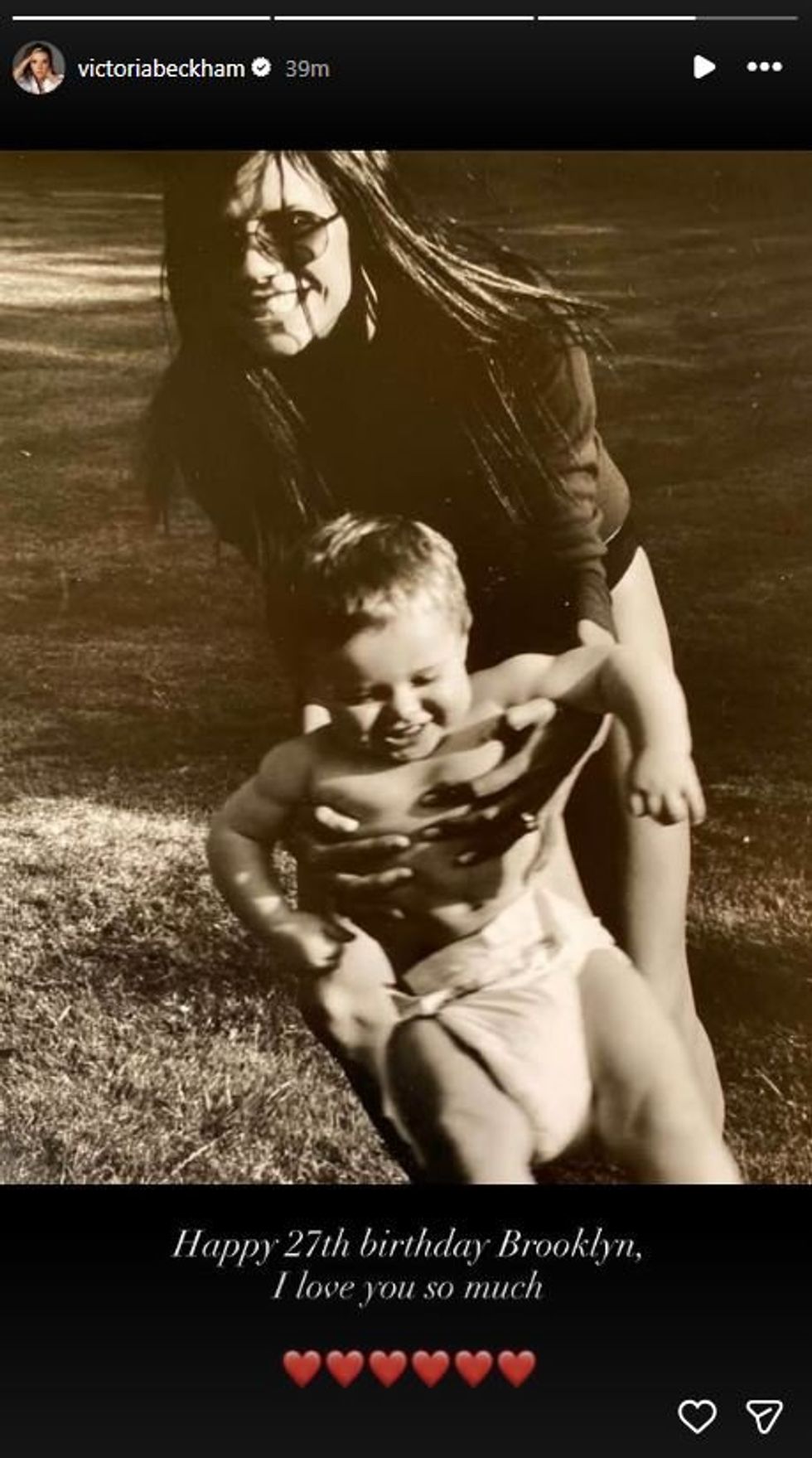 Victoria Beckham reached out to son Brooklyn