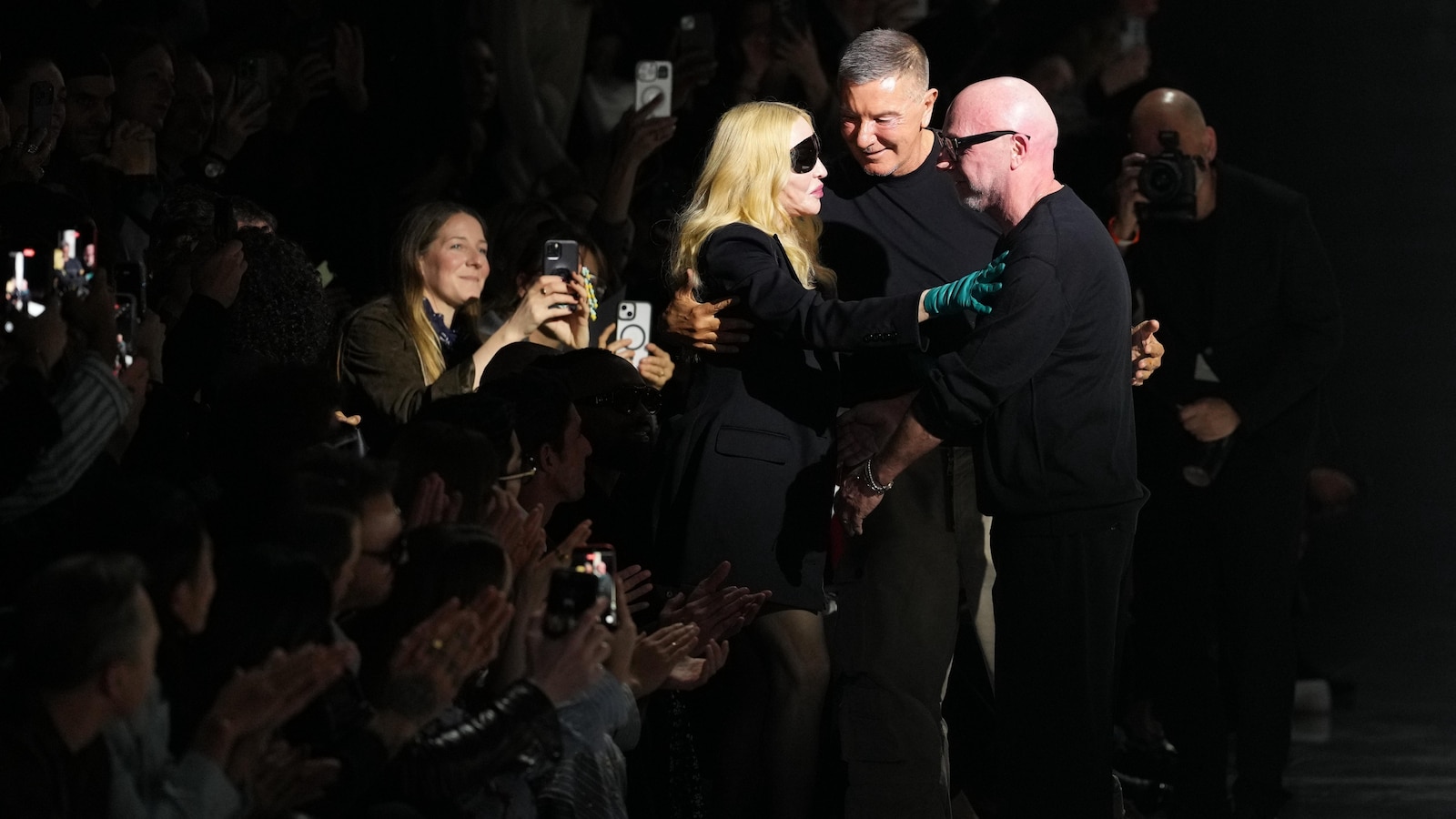 Madonna steals the spotlight at Dolce & Gabbana's Milan Fashion Week runway show