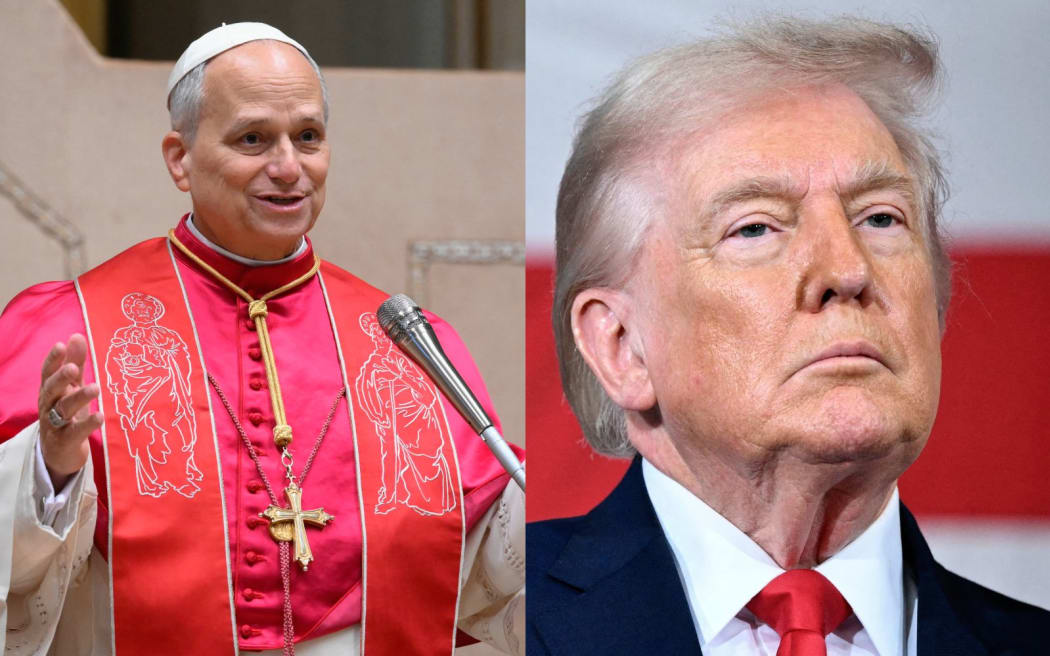 This photo taken and handout on January 9, 2026 by The Vatican Media shows Pope Leo XIV addressing the members of the Diplomatic Corps accredited to the Holy See in The Vatican. (Photo by Handout / VATICAN MEDIA / AFP) / RESTRICTED TO EDITORIAL USE - MANDATORY CREDIT 