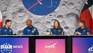 Artemis II crew talk about their Moon mission - watch live
