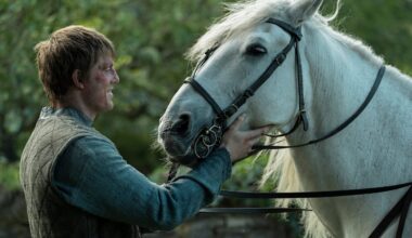 Dexter Sol Ansell (Egg) and Peter Claffey (Dunk) in A Knight of the Seven Kingdoms.