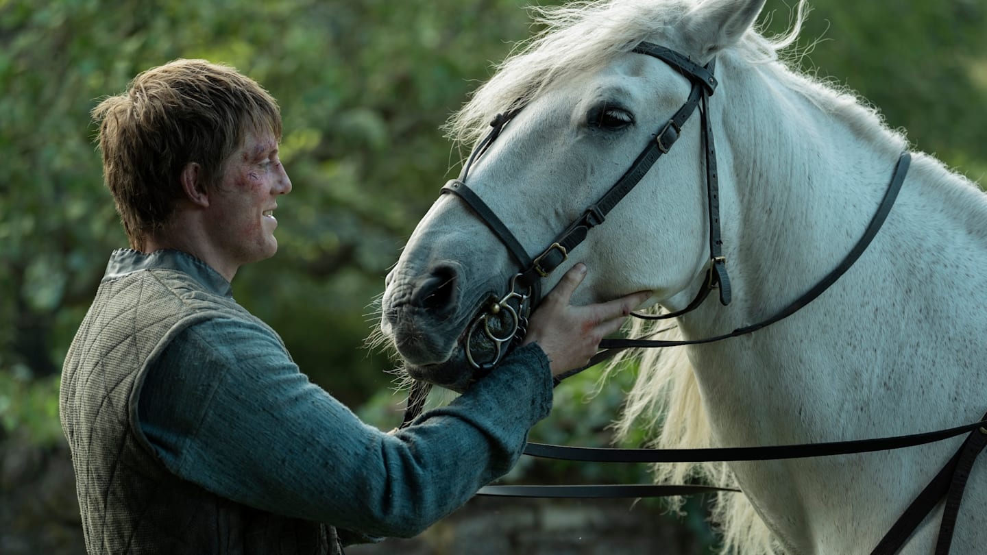 Dexter Sol Ansell (Egg) and Peter Claffey (Dunk) in A Knight of the Seven Kingdoms.