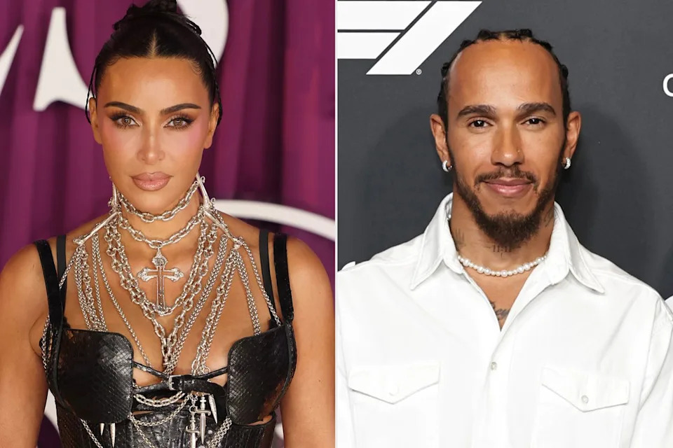 Kim Kardashian; Lewis HamiltonCredit: Neil P. Mockford/Getty; Eric Charbonneau/Apple TV+ via Getty