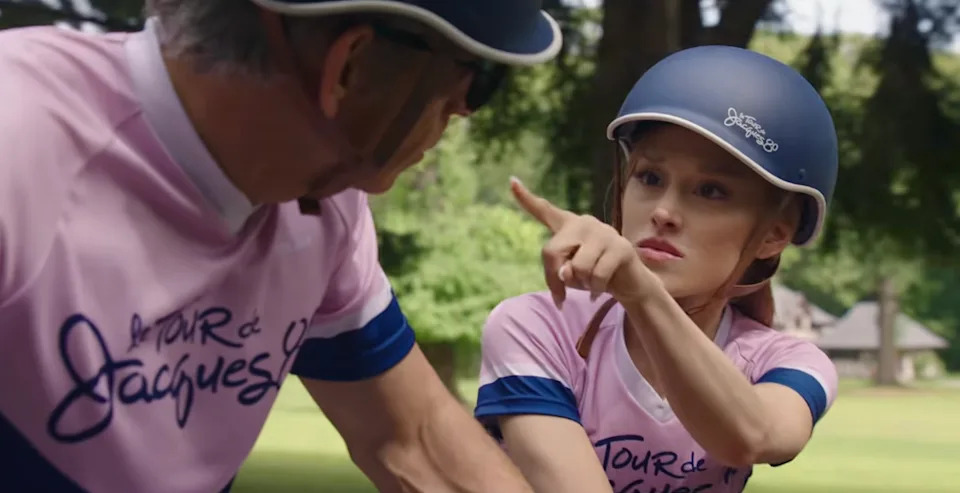 Grande stars alongside returning cast members Ben Stiller, Robert De Niro and Teri Polo, in the comedy franchise’s fourth film (Universal Pictures)