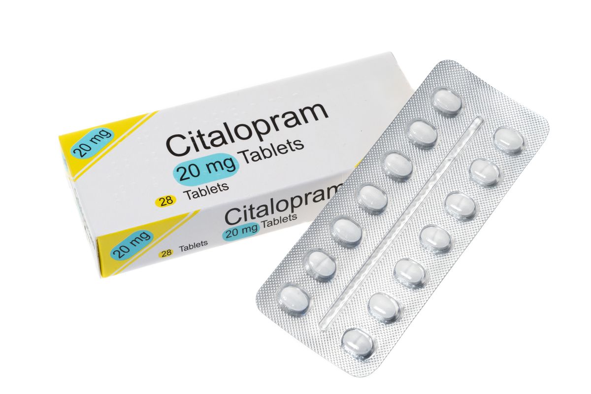 Box of Citalopram pills