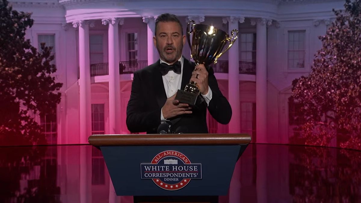 In honor of the previous tradition, Jimmy did a mock version of a Correspondents' Dinner roast