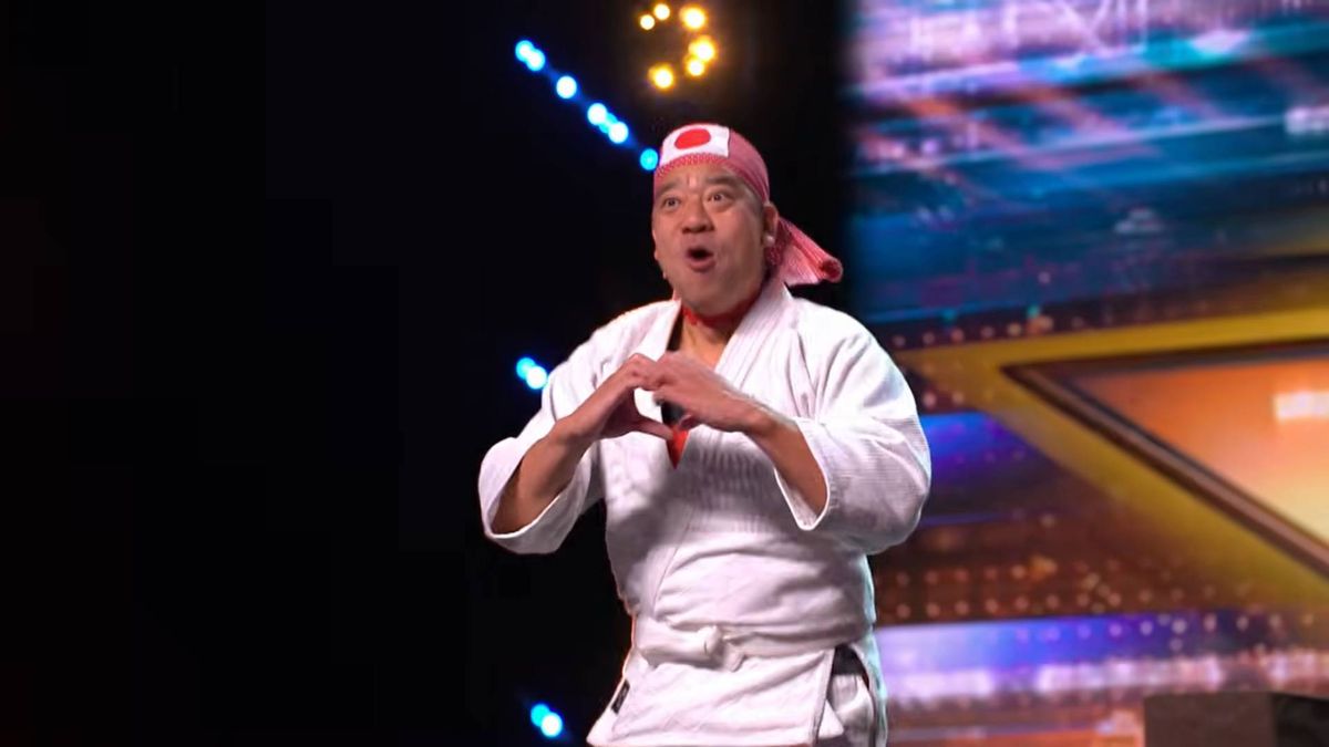 Mr Cherry left everyone speechless with his unusual act