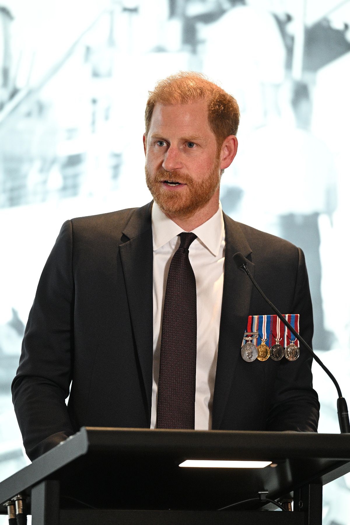 The Sussex's four-day trip to Australia included an Invictus Australia Reception at the Australian War Memorial in Canberra (Prince Harry giving a speech)