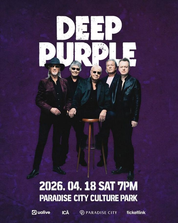 Poster for Deep Purple's concert at Paradise City in Incheon / Courtesy of Paradise City