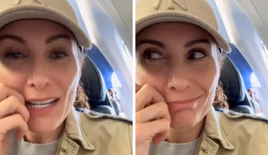 Broadway star Laura Benanti moans in video after going unrecognised on flight