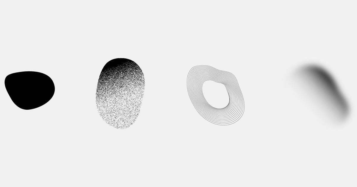 100 hand-traced coastal stones form a graphic identity system