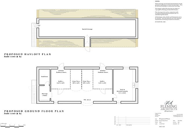Drawings show it is of vernacular design, to be built in stone with a pitched tile roof and has been designed to appear as a natural complement to the group of buildings