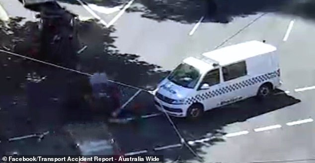 A young man from NAB's fraud sector died by suicide at the 'Big Four' bank's headquarters in Docklands, Melbourne, on March 5 (the aftermath of the scene is pictured)
