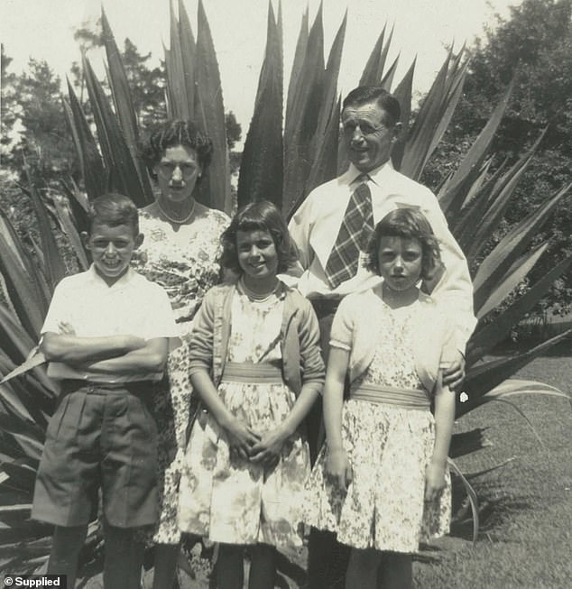 Mary took the blame for all of Anna's abusive behaviour (pictured with her family)
