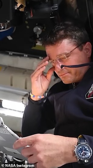 All four astronauts - including commander Reid Wiseman - took part in the parody uploaded to NASA's social media accounts on Sunday